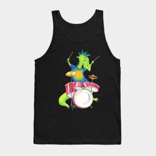 Dragon Band Drummer Tank Top